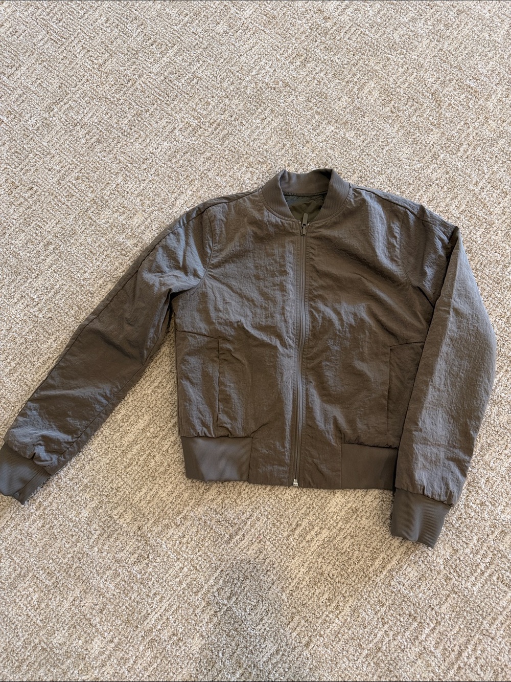 LuluLemon Women’s Olive Bomber Jacket - reversible